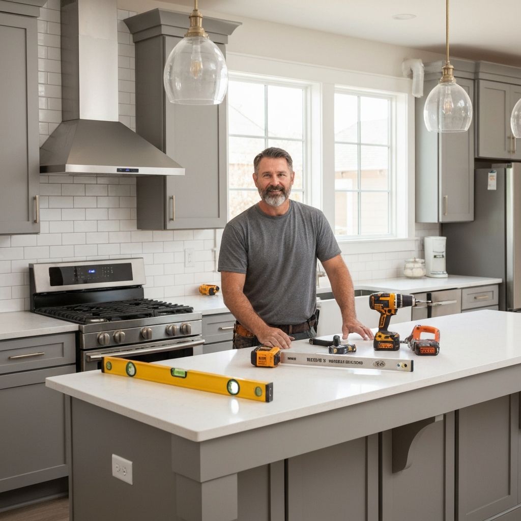 Beautiful kitchen remodeling project by professional contractor